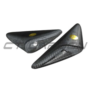 TESLA MODEL Y 2025+ FACELIFT DRY CARBON FIBRE SIDE CAMERA COVER - V1