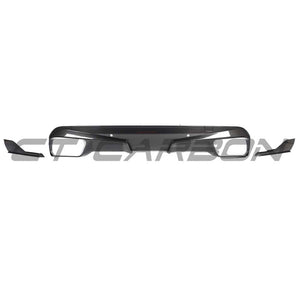 BMW F95 X5M PRE-LCI 2020-2023 CARBON FIBRE DIFFUSER WITH CORNERS