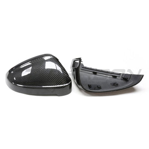 AUDI A4/S4/RS4/A5/S5/RS5 B9 2016-2025 PRE-PREG CARBON FIBRE MIRRORS - WITH LANE ASSIST