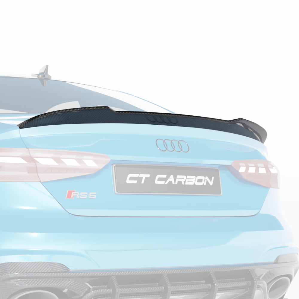 AUDI A5/S5/RS5 B9/B9.5 COUPE 2016-2025 CARBON FIBRE SPOILER - CT DESIGN