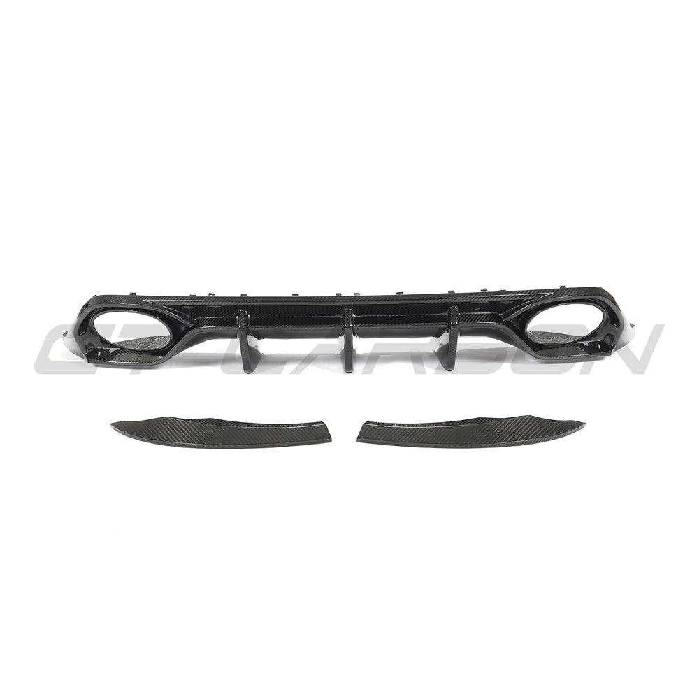 AUDI RS3 8Y 2022-2024 SPORTBACK CARBON FIBRE DIFFUSER V3 - CT DESIGN