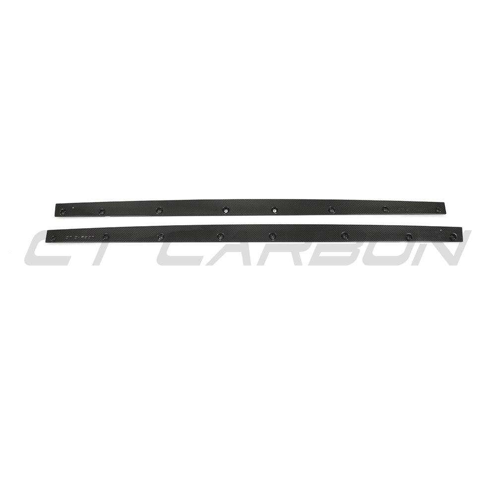 AUDI RS3 8Y 2022+ CARBON FIBRE SIDE SKIRTS V1 - CT DESIGN