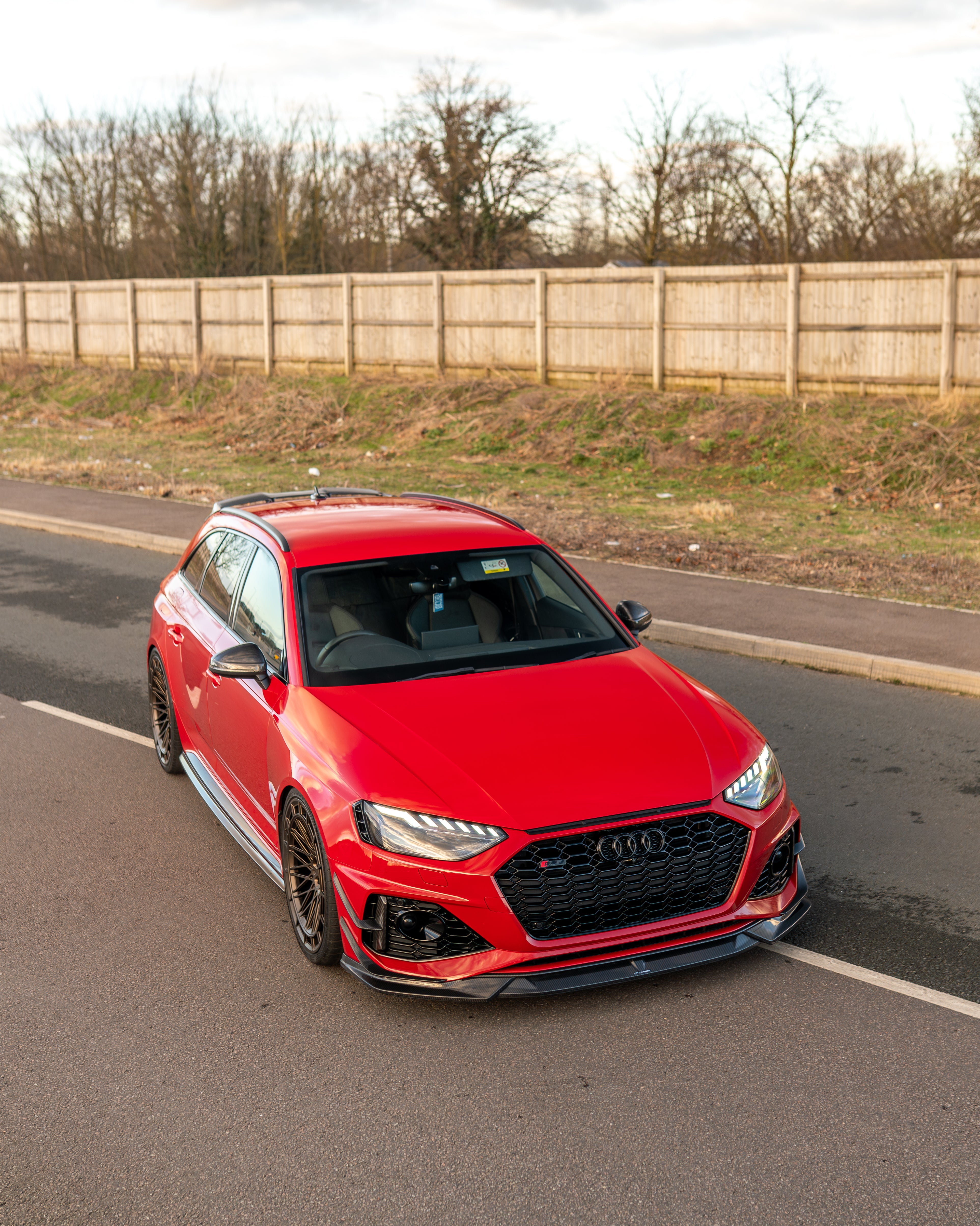 AUDI RS4 B9.5 CARBON FIBRE SPLITTER - CT DESIGN
