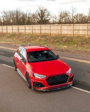 AUDI RS4 B9.5 CARBON FIBRE FRONT CANARDS- CT DESIGN