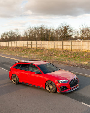 AUDI RS4 B9.5 CARBON FIBRE FRONT CANARDS- CT DESIGN