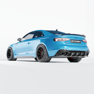 AUDI RS5 B9.5 COUPE 2020-2024 CARBON FIBRE SIDE SKIRTS - CT DESIGN