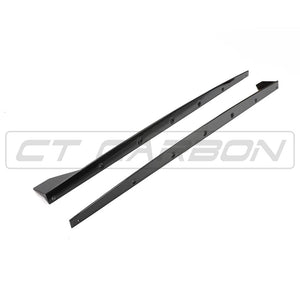 CT CARBON SPLITTER BMW 1 SERIES F40 CARBON FIBRE SIDE SKIRTS - CT DESIGN