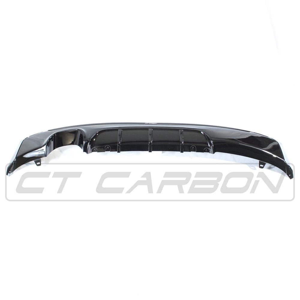 BLAK BY CT DIFFUSER BMW 2 SERIES F22/F23 GLOSS BLACK TWIN EXHAUST DIFFUSER - MP STYLE - BLAK BY CT CARBON