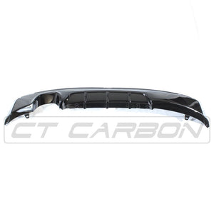 BLAK BY CT DIFFUSER BMW 2 SERIES F22/F23 GLOSS BLACK TWIN EXHAUST DIFFUSER - MP STYLE - BLAK BY CT CARBON