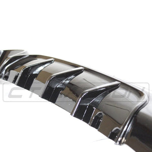 BLAK BY CT DIFFUSER BMW 2 SERIES F22/F23 GLOSS BLACK TWIN EXHAUST DIFFUSER - MP STYLE - BLAK BY CT CARBON