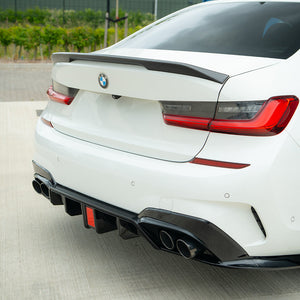 BMW G20/G21 3 SERIES 2019-2022 PRE LCI GLOSS LED BLACK DIFFUSER WITH TIPS