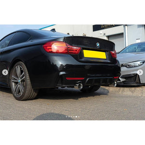 BLAK BY CT Full Kit BMW 4 SERIES F33 GLOSS BLACK FULL KIT (TWIN EXHAUST) - MP STYLE - BLAK BY CT CARBON