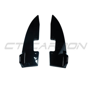 BMW 4 SERIES G22/G23 2020+ GLOSS BLACK REAR BUMPER CORNERS