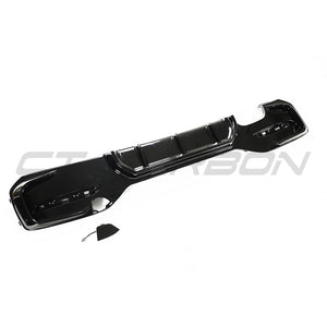 BMW F20/F21 1 SERIES GLOSS BLACK LCI DIFFUSER - TWIN LEFT