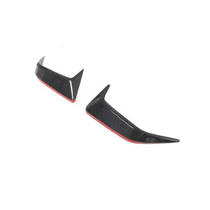 BMW F95 X5M 2023+ (LCI) CARBON FIBRE REAR BUMPER TRIM - CT DESIGN