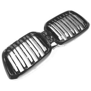 BLAK BY CT GRILLE BMW G02 X4 & G01 X3 LCI DOUBLE SLAT BLACK GRILLE - BLAK BY CT CARBON