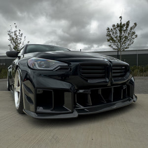 BMW G87 M2 CARBON FIBRE FRONT HEAD LIGHT ADD ON - CT DESIGN