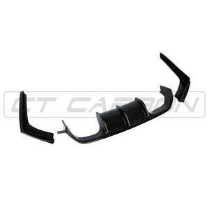 CT CARBON Splitter BMW M3 (F80) COUPE FULL GLOSS BLACK KIT