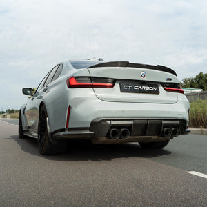 BMW M3 G80/G81 CARBON FIBRE DIFFUSER - V1 - CT DESIGN