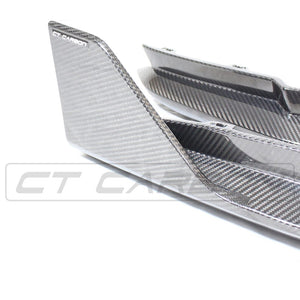 CT CARBON Vehicles & Parts BMW M3 G80/G81 CARBON FIBRE REAR BUMPER CORNERS - MP STYLE