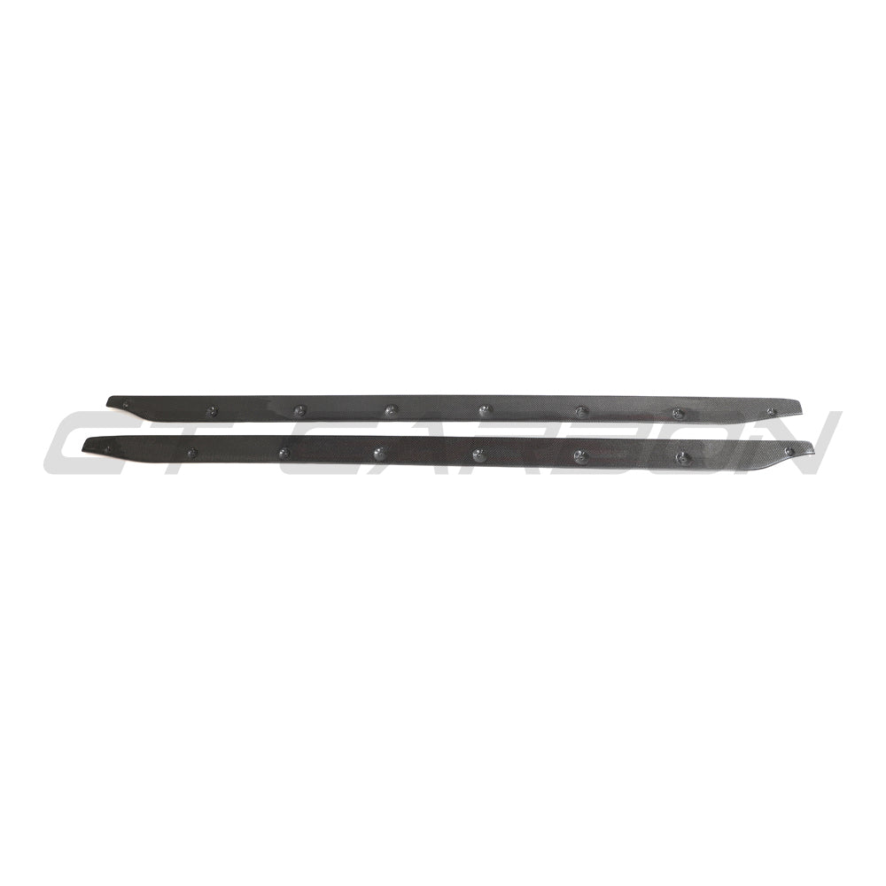 BMW M3 G80/G81 CARBON FIBRE SIDE SKIRT EXTENSIONS - V6