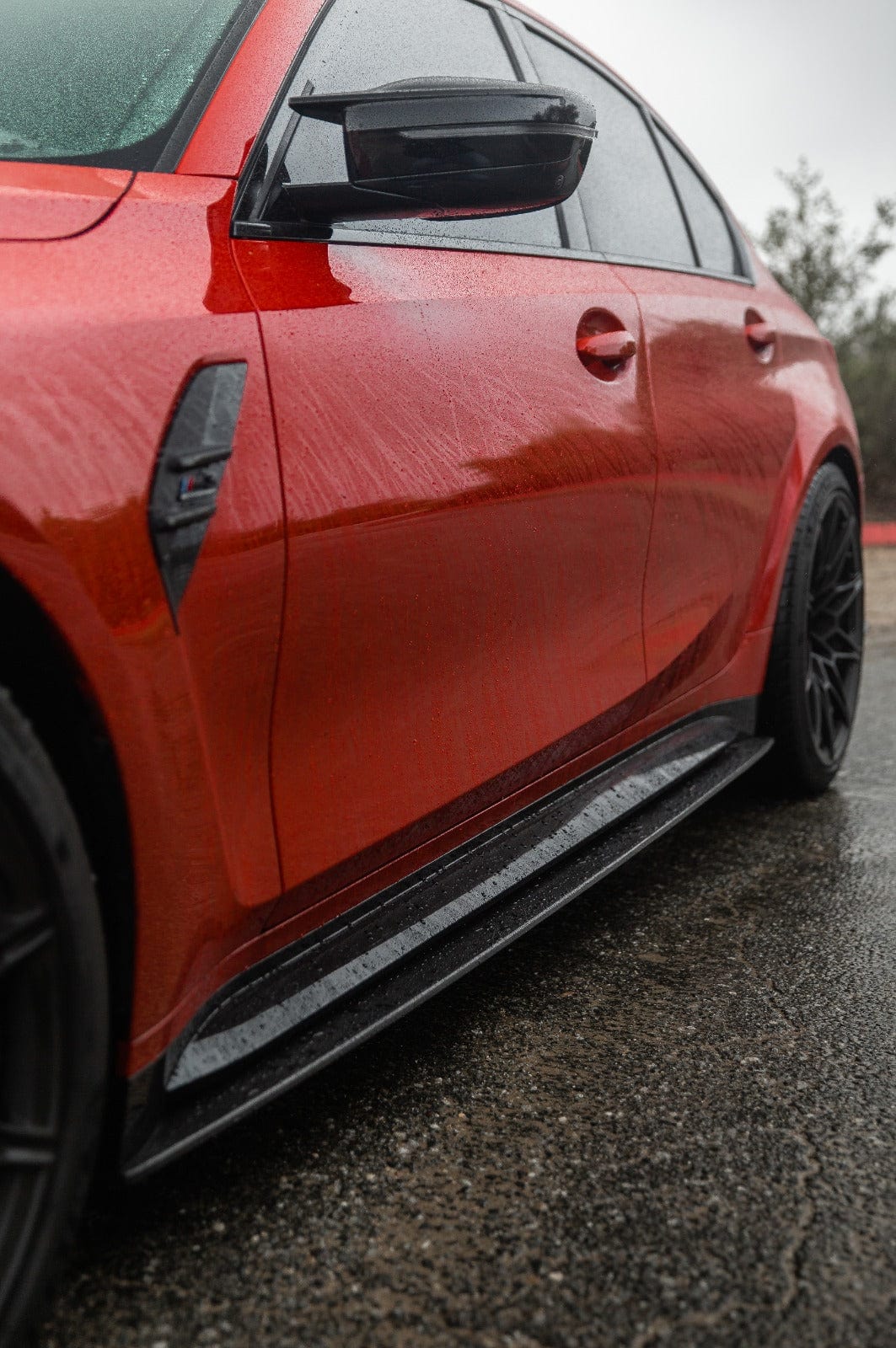 CT CARBON FULL KIT BMW M3 G80/G81 CARBON FIBRE SIDE SKIRT EXTENSIONS - CT DESIGN