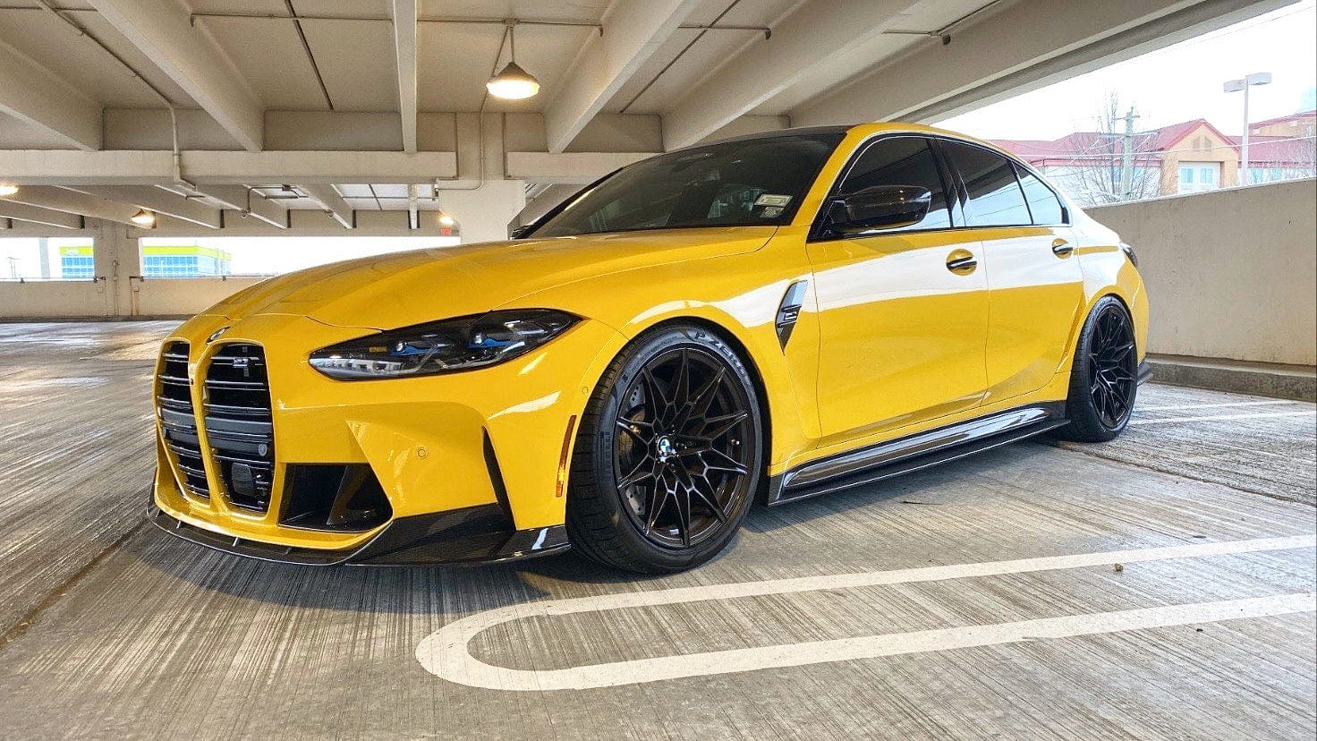 CT CARBON SIDE SKIRTS BMW M3 G80/G81 CARBON FIBRE SIDE SKIRT REPLACEMENT & EXTENSION - CT DESIGN
