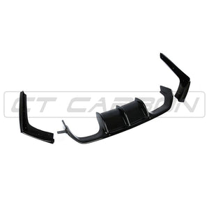 CT CARBON Splitter BMW M4 (F82) COUPE FULL GLOSS BLACK KIT