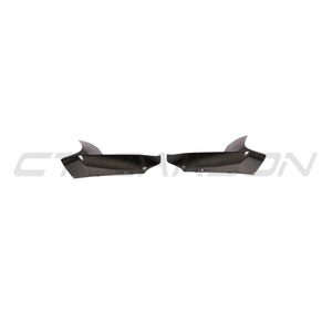 BMW M5 F90 PRE LCI 2017-2020 CARBON FIBRE SPLITTERS - MP STYLE
