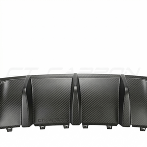 AUDI RS3 8Y 2022-2024 SALOON MATTE CARBON FIBRE DIFFUSER - CT DESIGN