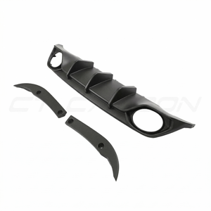 AUDI RS3 8Y 2022-2024 SALOON MATTE CARBON FIBRE DIFFUSER - CT DESIGN