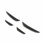 AUDI RS3 8Y 2025+ MATTE CARBON FIBRE FRONT BUMPER CANARDS - CT DESIGN