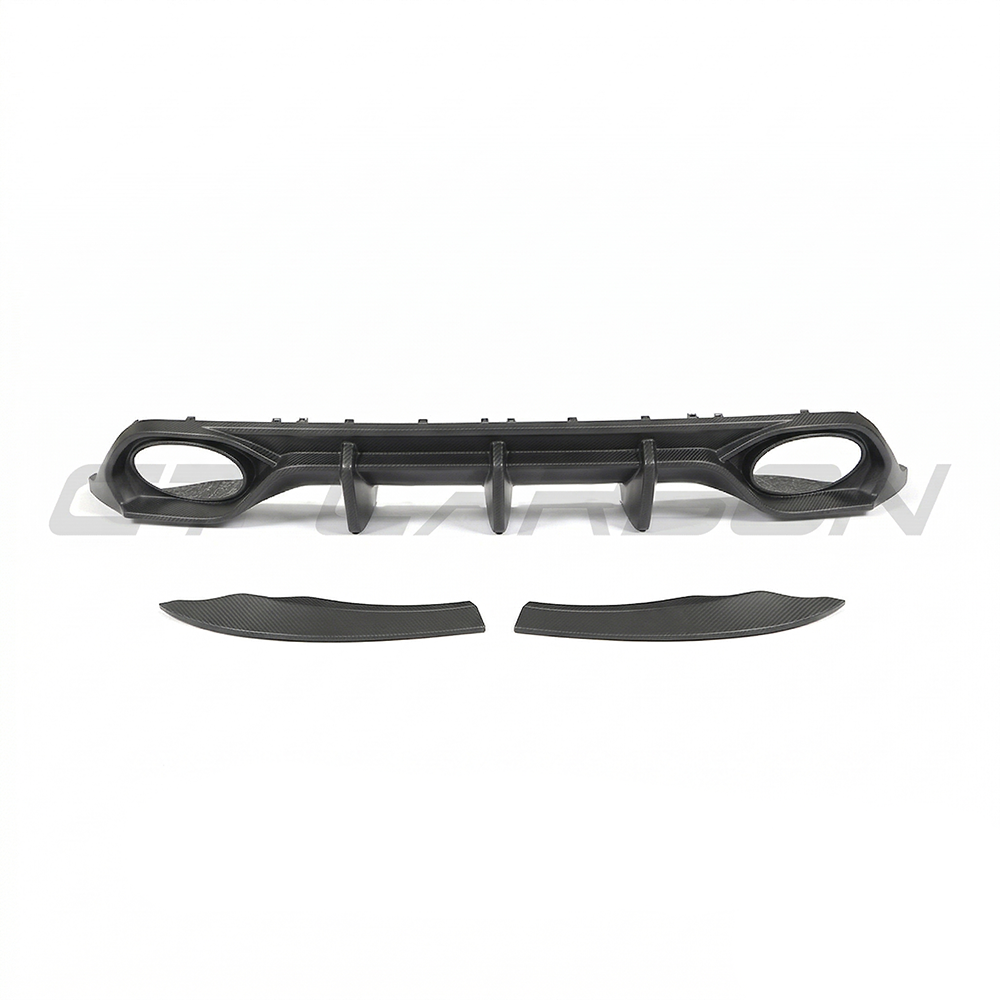 AUDI RS3 8Y 2022-2024 SPORTBACK MATTE CARBON FIBRE DIFFUSER - CT DESIGN