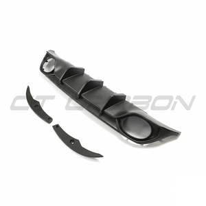 AUDI RS3 8Y 2022-2024 SPORTBACK MATTE CARBON FIBRE DIFFUSER - CT DESIGN