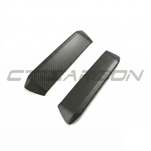 AUDI RS3 8Y 2022-2024 MATTE CARBON FIBRE FRONT BUMPER CORNERS - CT DESIGN
