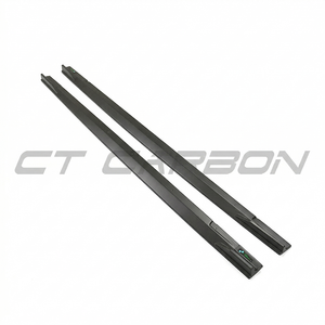 AUDI RS3 8Y 2022+ MATTE CARBON FIBRE SIDE SKIRTS - CT DESIGN