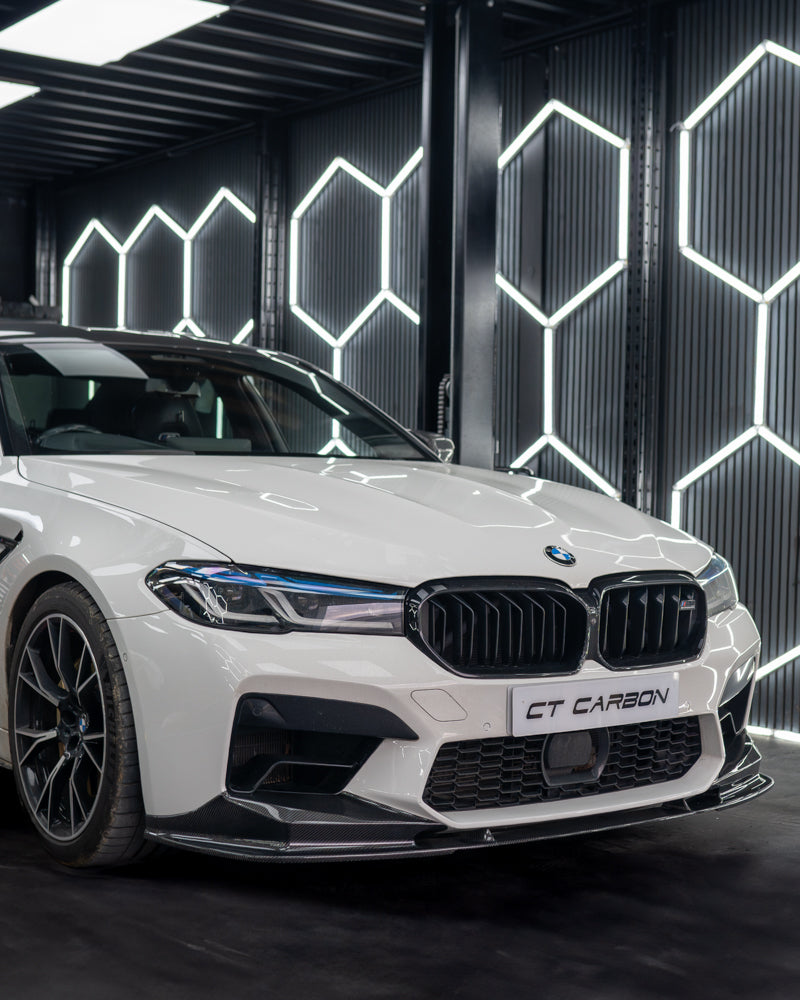 BMW F90 M5 & M5C COMPETITION PRE LCI CARBON FIBRE SPLITTER - 3D STYLE