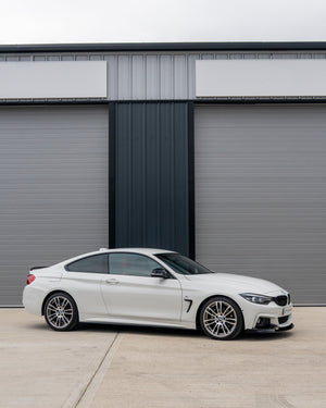 BMW 4 SERIES F32/F33/F36 GLOSS BLACK SPLITTER - MP STYLE