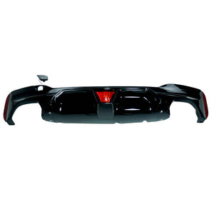 BMW G30/G38 5 SERIES 2016-2020 PRE-LCI GLOSS BLACK DUAL EXHAUST DIFFUSER WITH LED