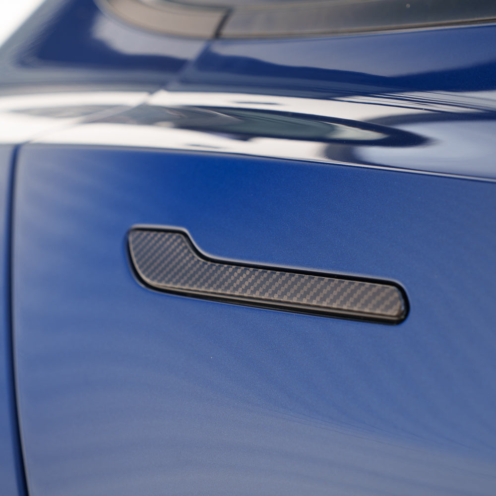 TESLA MODEL 3 & Y 2017+ MATTE CARBON FIBRE HANDLE COVERS