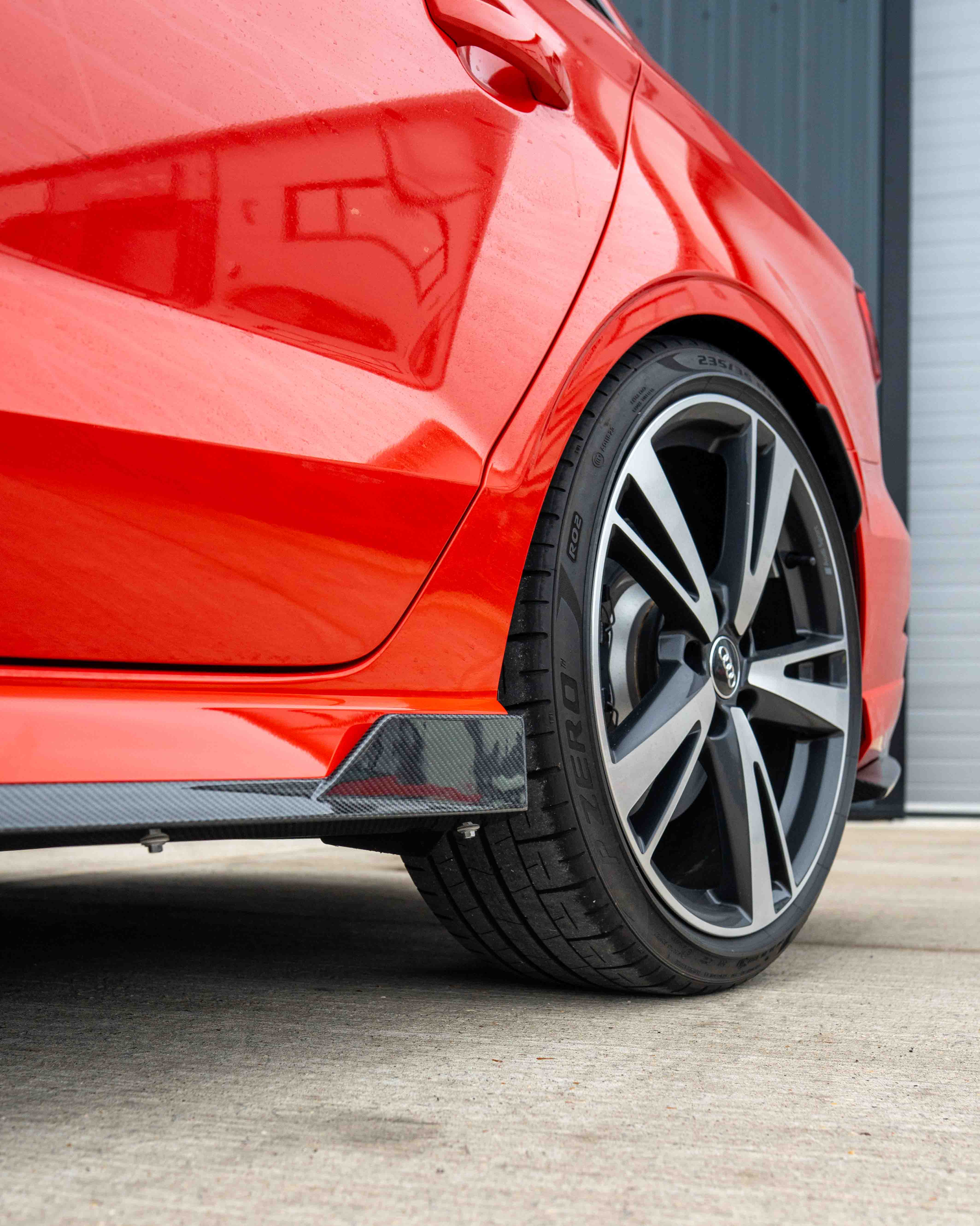 AUDI A3/S3/RS3 8V SALOON CARBON FIBRE SIDE SKIRTS V2