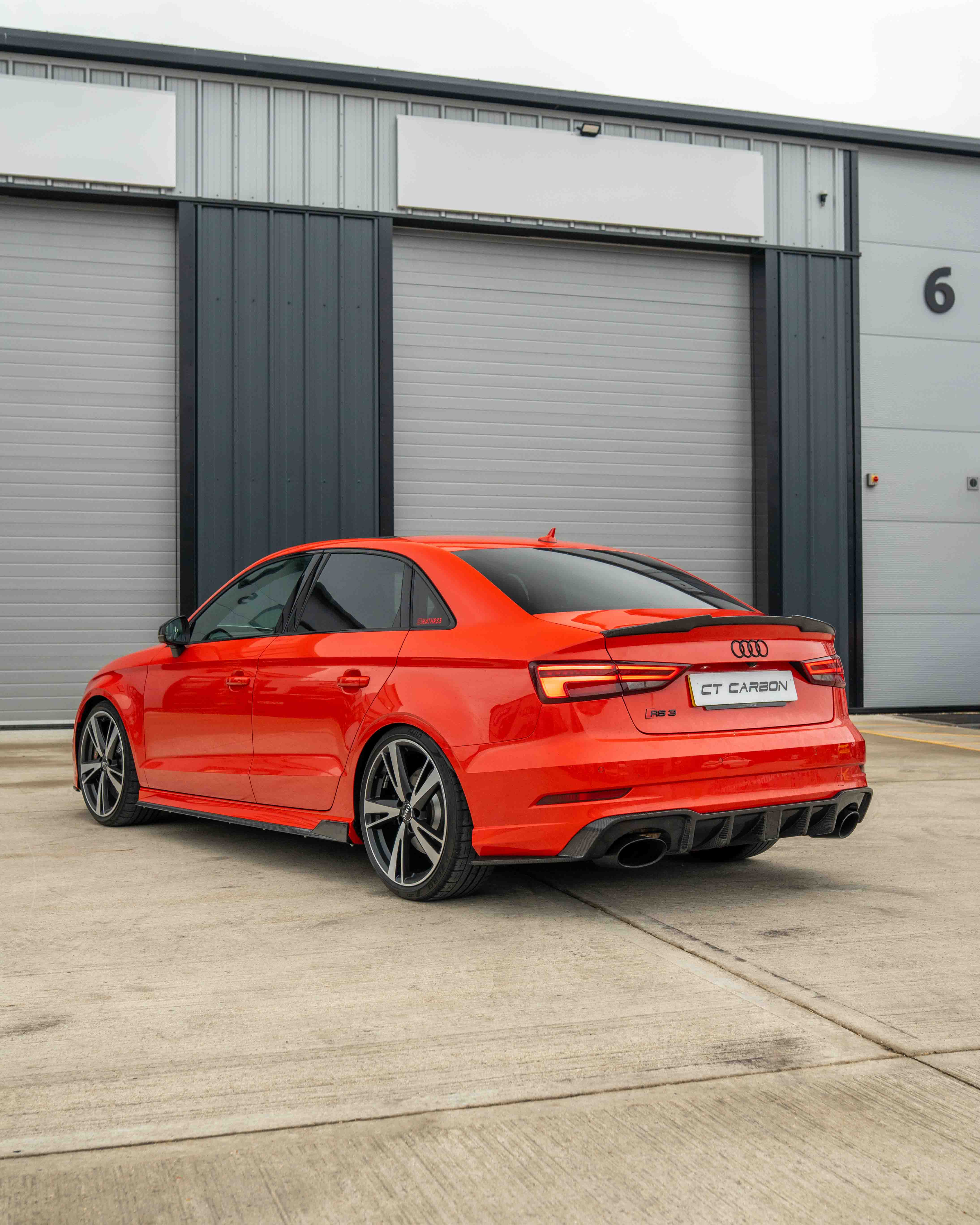 AUDI A3 S3 RS3 8V SALOON CARBON FIBRE SPOILER - V1