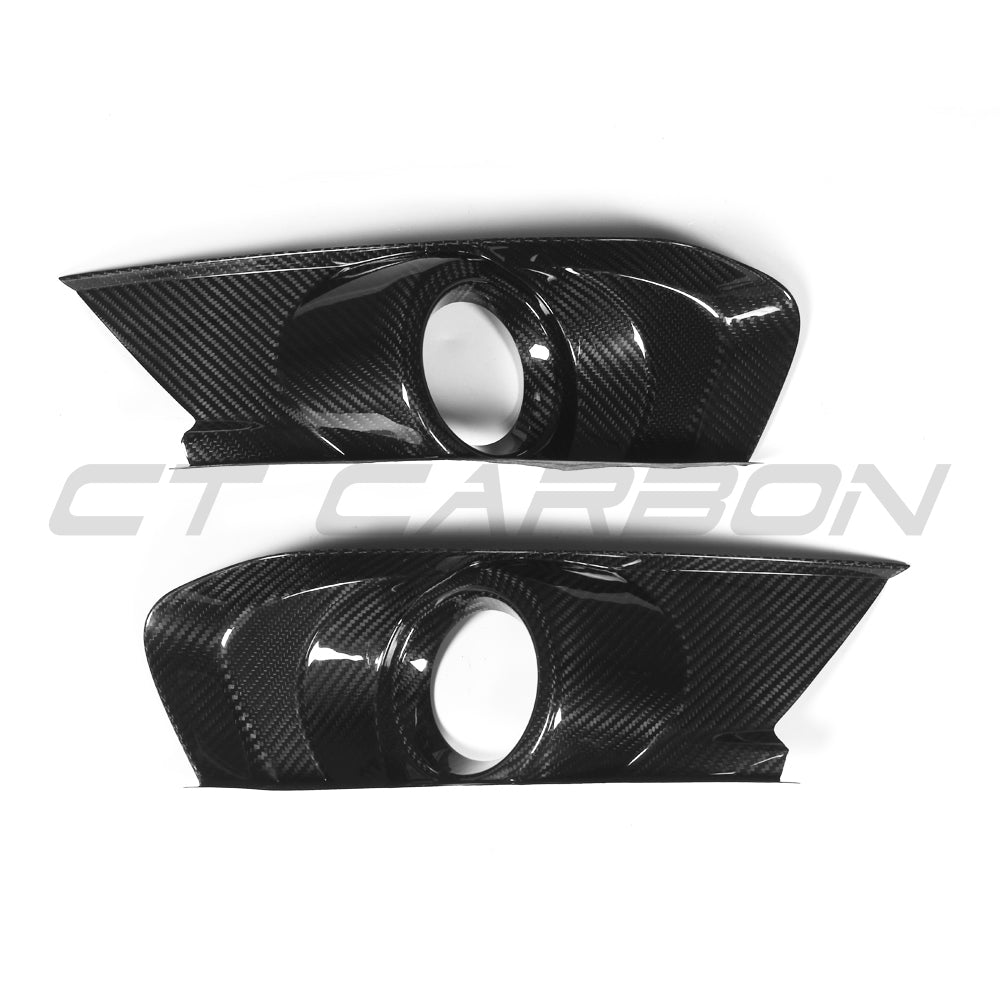 FORD MUSTANG 15-17 CARBON FIBRE FOG LIGHT SURROUNDS