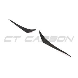 PORSCHE 911 991.1 2013-2016 TURBO CARBON FIBRE CANARDS-Accessories-CT CARBON-CT Carbon - High-quality carbon fiber and gloss black aerodynamic parts for premium sports and luxury vehicles.