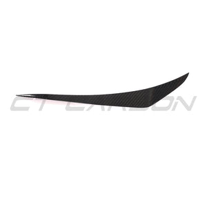PORSCHE 911 991.1 2013-2016 TURBO CARBON FIBRE CANARDS-Accessories-CT CARBON-CT Carbon - High-quality carbon fiber and gloss black aerodynamic parts for premium sports and luxury vehicles.