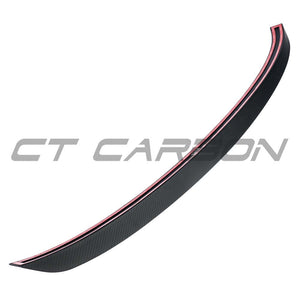 AUDI A6/S6/RS6 C8 AVANT 2019+ DRY CARBON FIBRE MATTE TRUNK/MID SPOILER - V1