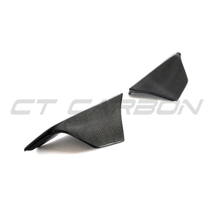 TOYOTA SUPRA 2019+ A90 CARBON FIBRE FRONT BUMPER CORNERS