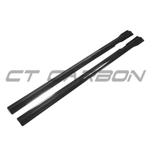 MERCEDES E-CLASS W213/S213 AMG (E43/E53/E63) 2016-2023 CARBON FIBRE SIDE SKIRTS
