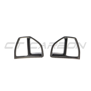 BMW G05 X5 2019-2023 CARBON FIBRE FRONT VENT ADD ON-Accessories-CT CARBON-CT Carbon - High-quality carbon fiber and gloss black aerodynamic parts for premium sports and luxury vehicles.