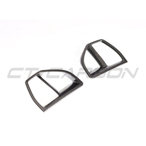 BMW G05 X5 2019-2023 CARBON FIBRE FRONT VENT ADD ON-Accessories-CT CARBON-CT Carbon - High-quality carbon fiber and gloss black aerodynamic parts for premium sports and luxury vehicles.